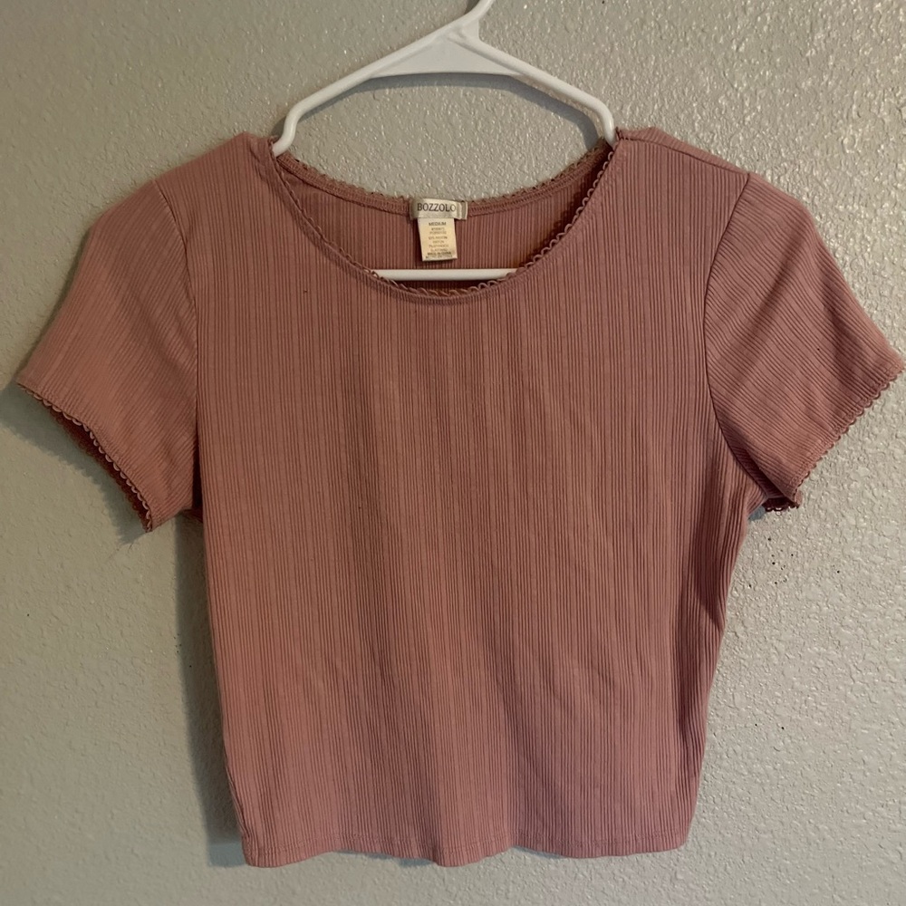 pink blouse